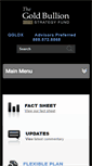 Mobile Screenshot of goldbullionstrategyfund.com