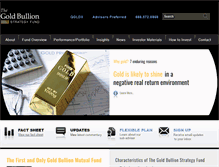 Tablet Screenshot of goldbullionstrategyfund.com